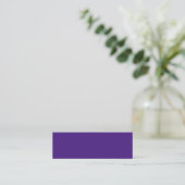 Monster Lila Mini Business Card Visitenkarte (Stehend Vorderseite)