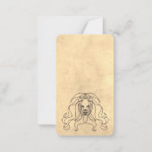 monster lion medieval mitteilungskarte (Vorderseite)