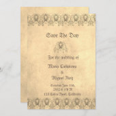 monster lion medieval save the date (Vorne/Hinten)