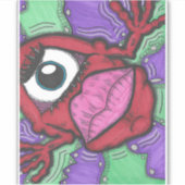 Monster Lips Vinyl Aufkleber (Vorderseite)