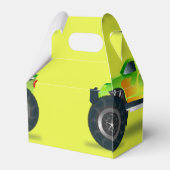 Monster-LKW auf Kalkgrün Geschenkschachtel (Rückseite)