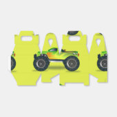 Monster-LKW auf Kalkgrün Geschenkschachtel (Ungefaltet)