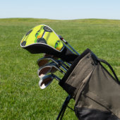 Monster-LKW auf Kalkgrün Golf Headcover (In SItu)