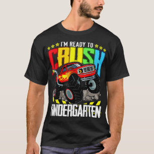 Monster-LKW bereit, den Kindergarten zu zerquetsch T-Shirt