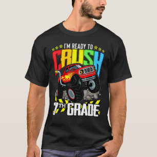 Monster-LKW bereit, die siebte Stufe zurück zu rei T-Shirt