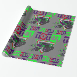 Monster-LKW cool Geschenkpapier
