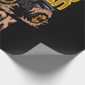 Monster LKW-Design Geschenkpapier (Ecke)