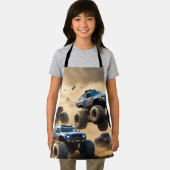 Monster-Lkw, die in der Wüste fahren, Schürze (Insitu)