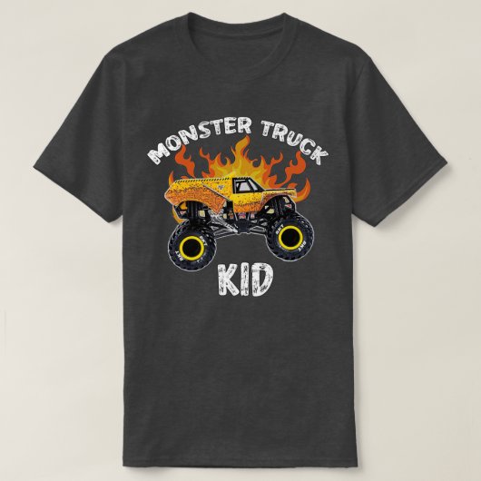 Monster LKW Erdshaker Geschenk für KIDS T-Shirt (Design vorne)