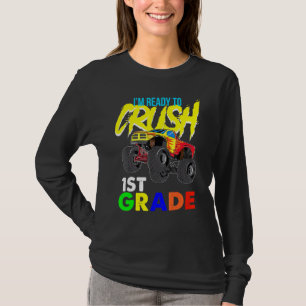 Monster LKW Erste Klasse Im bereit zum Crush 1. Gr T-Shirt