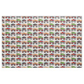Monster-LKW-Fabrik Stoff (Fat Quarter (45,7 x 55,9 cm))