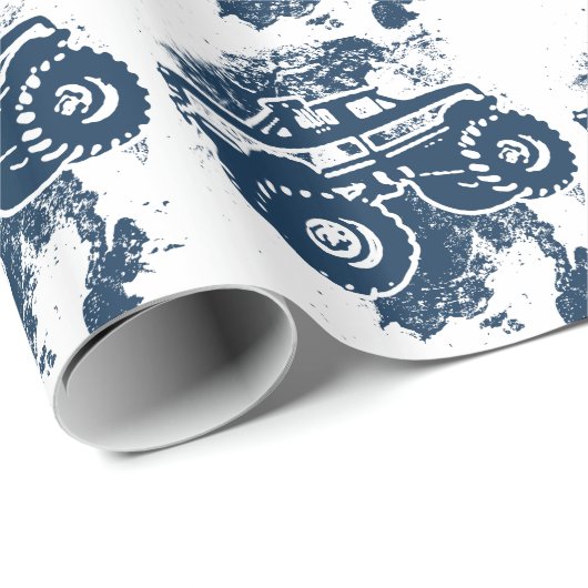 Monster-LKW Geschenkpapier (Rolleneckpunkt)