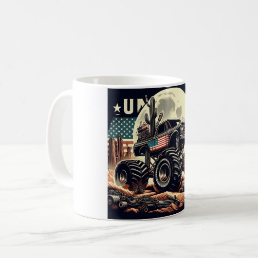 MONSTER LKW-KAFFEE-TASSE KAFFEETASSE (Vorderseite Links)