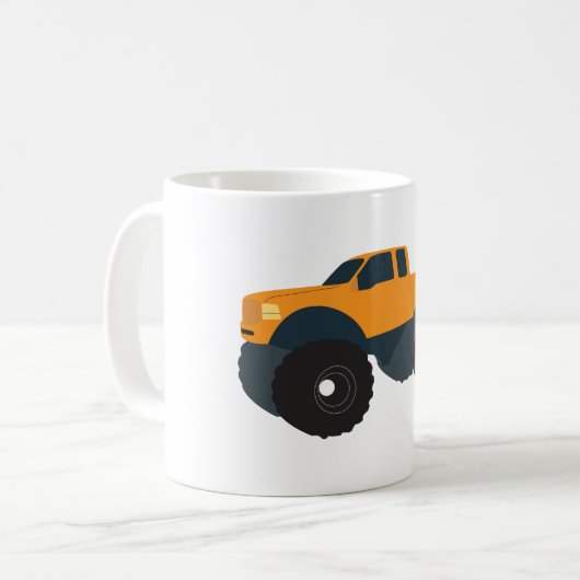 Monster-Lkw Kaffeetasse (Vorderseite Links)