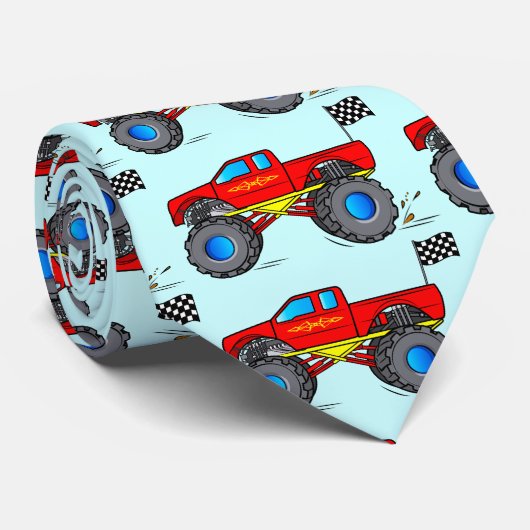 Monster-LKW Krawatte (Gerollt)
