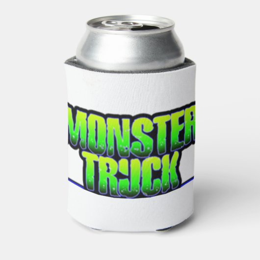 Monster-LKW,Monster-LKW,Monstermarmelade,LKW,Hot Dosenkühler (Kanne Rückseite)