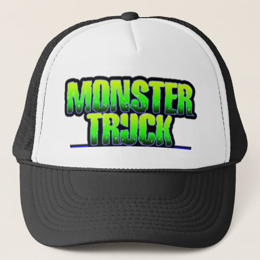 Monster-LKW,Monster-LKW,Monstermarmelade,LKW,Hot Truckerkappe (Vorderseite)