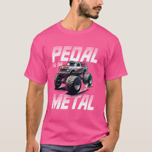 Monster LKW-Pedal zum Metal-Off-Road-Adventur T-Shirt