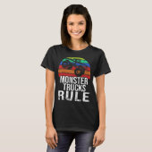Monster LKW Regel Monster Truck Jam T-Shirt (Vorne ganz)