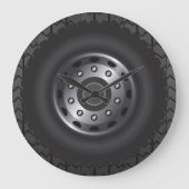 MONSTER LKW-Reifen #1 Große Wanduhr (Vorderseite)