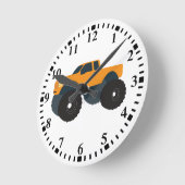 Monster-Lkw Runde Wanduhr (Winkel)