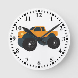 Monster-Lkw Runde Wanduhr