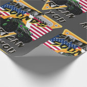Monster LKW Schlamm Gger Amerikaner Sie Geschenkpapier (Ecke)