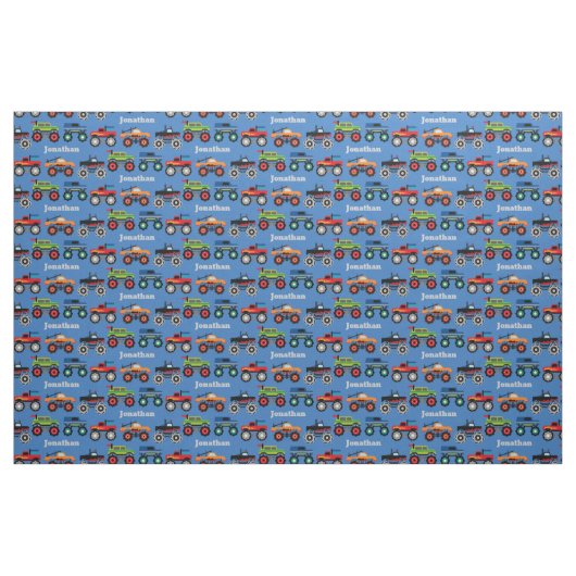 Monster-Lkw-Sondergewebe Stoff (Fat Quarter (45,7 x 55,9 cm))