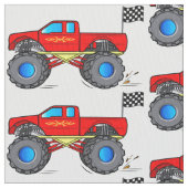 Monster-LKW Stoff (Nahaufnahme)