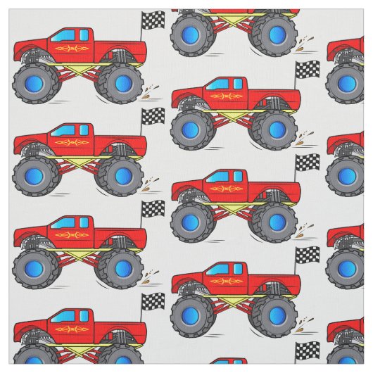 Monster-LKW Stoff (Muster)