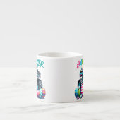 Monster-LKW und Ostereier Espressotasse (Vorderseite)