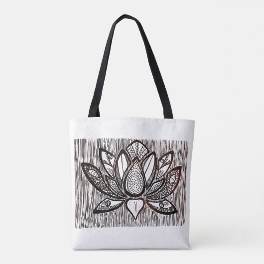 Monster Lotus-Tasche Tasche (Rückseite)