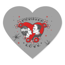 monster love rockabilly frankenstein valentine