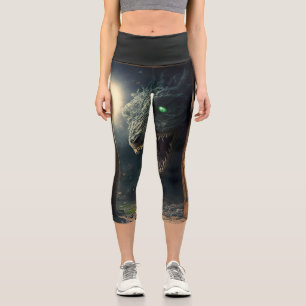 Monster lurk capri leggings