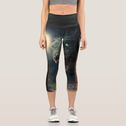 Monster lurk capri leggings (Vorderseite)