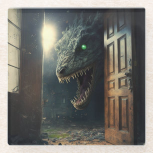 Monster lurk glasuntersetzer