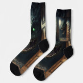 Monster lurk socken (Linkes Detail)