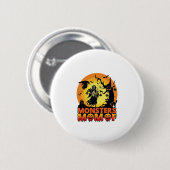 Monster-Mama Halloween-Monster-Geist Skelett Spoo Button (Vorne & Hinten)