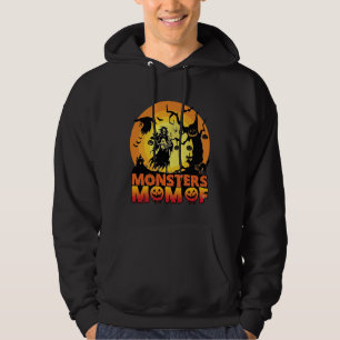 Monster-Mama Halloween-Monster-Geist Skelett Spoo Hoodie