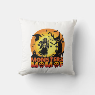 Monster-Mama Halloween-Monster-Geist Skelett Spoo Kissen