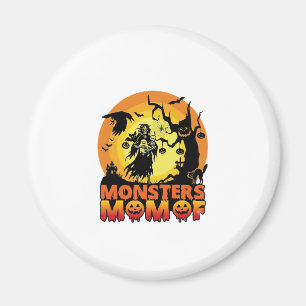 Monster-Mama Halloween-Monster-Geist Skelett Spoo Magnet