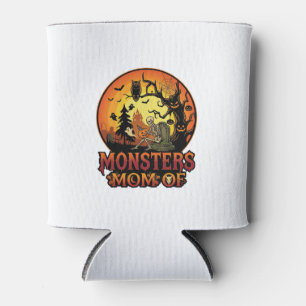 Monster-Mama Halloween-Skelett-Kürbis-Eule Gruseli Dosenkühler