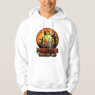 Monster-Mama Halloween-Skelett-Kürbis-Eule Gruseli Hoodie