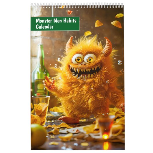 Monster-Männer-Gewohnheiten – Kalender (Titelbild)