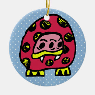 Monster-Marienkäfer Keramikornament