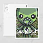 Monster Mascot Postkarte (Vorne/Hinten)