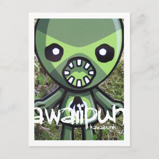 Monster Mascot Postkarte (Vorderseite)