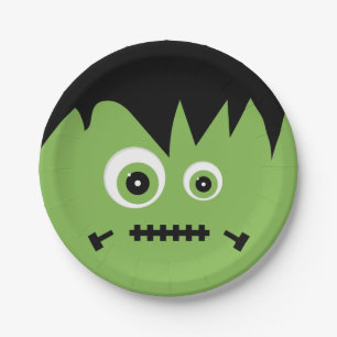 Monster Mash Frankenstein Halloween Pappteller
