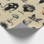 Monster Mash Geschenkpapier (Ecke)