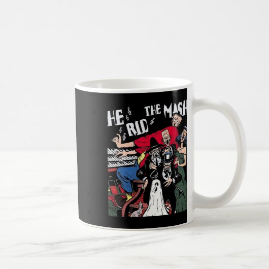 Monster Mash Halloween Ghoul Ghost Kaffeetasse (Rechts)